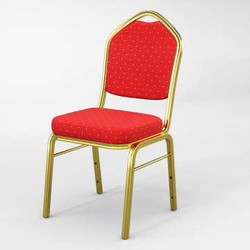 ALEXA | Banquet Stoel | Rood | Stof | Stapelbaar