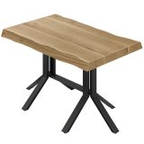 AMIRA | Bistrobord | B: 120 x 70 | H: 76 | Eg | Basis: Sort