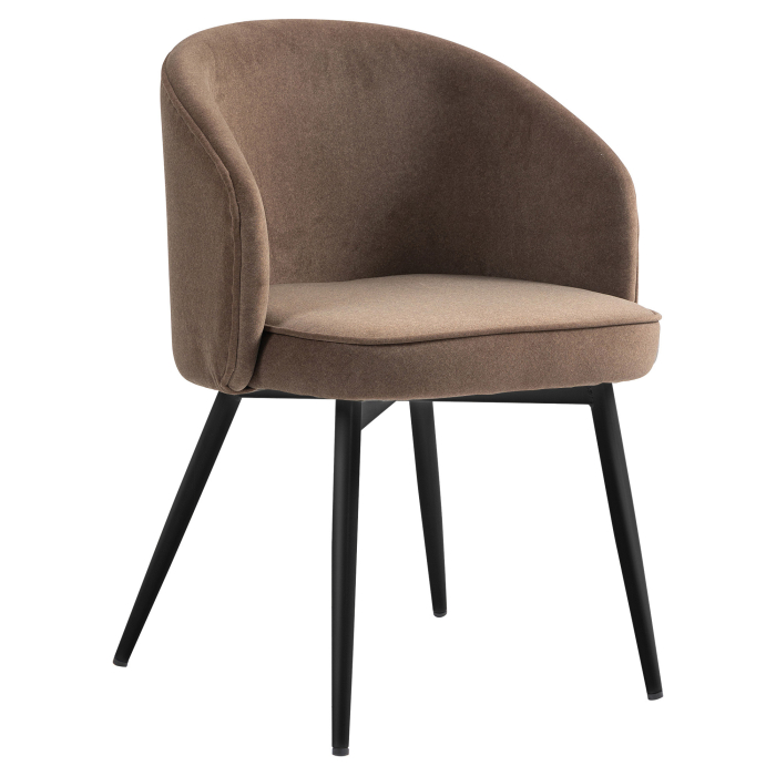 Antonella | Hôtel Chaise | Brun | Velours