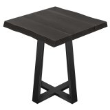 ARIAN | Bistro Table | W: 70 x 70 cm | H: 76 cm | Black | Frame: Black
