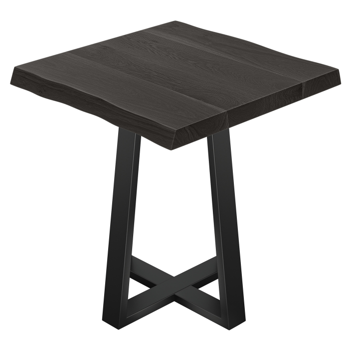 ARIAN | Bistro Tisch | B:T 70 x 70 | H 76 cm | Schwarz | Gestell: Schwarz