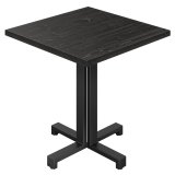AURELIA PLO | Bistro Table | W: 80 x 80 cm | H: 76 cm | Black | Frame: Black