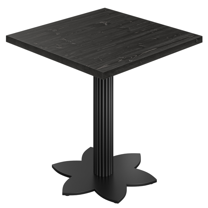 AURELIA LOT | Bistro Table | W:D 70 x 70 cm | H 76 cm | Black | Frame: Black