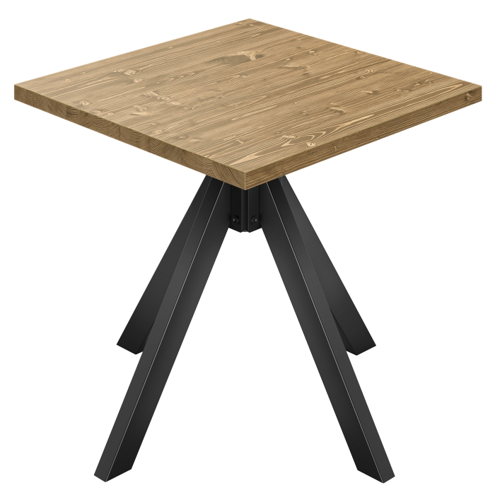 AURELIA OS | Bistro Table | W:D 80 x 80 cm | H 76 cm | Oak | Frame: Black
