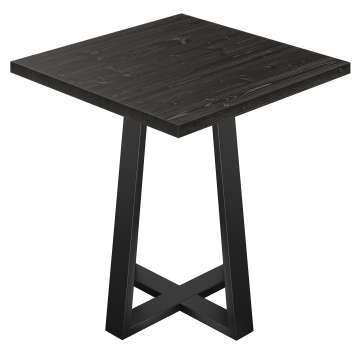 AURELIA CO | Tavolo Bistro | L: 70 x 70 cm | H: 76 cm | Nero | Struttura: Nero