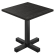 AURELIA CAT | Bistro Table | W: 60 x 60 cm | H 76 cm | Black | Frame: Black | Column: 8 x 8 cm