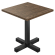 AURELIA CAT | Bistrobord | B: 70 x 70 cm | H: 76 cm | Valnöt | Stativ: Svart | Säl: 6 x 6 cm