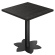 AURELIA LO | Tavolo da bistro | L: 70 x 70 cm | H: 76 cm | Nero | Basamento: Nero