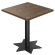 AURELIA SR | Bistro Table | W:D 60 x 60 cm | H 76 cm | Walnut | Frame: Black