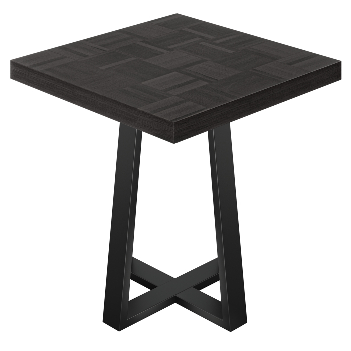 CCO | Bistro-pöytä | P: 80 x 80 cm | K: 78 cm | Musta | Jalkarakenne: Musta