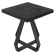 CD | Bistro Tisch | B:T 80 x 80 cm | H 78 cm | Schwarz | Gestell: Schwarz