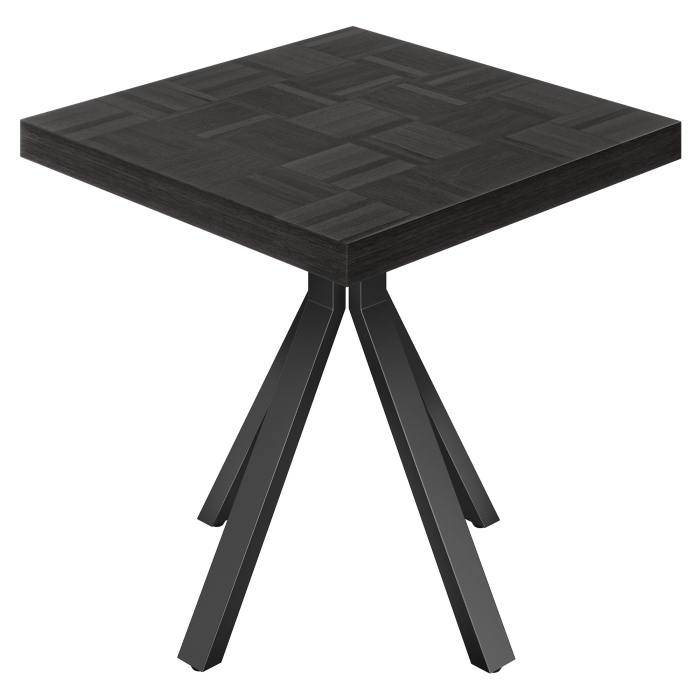 CEB | Bistro-pöytä | B: 80 x 80 cm | K: 78 cm | Musta | Runko: Musta