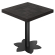 CL | Mesa de bistró | Dimensiones: 70 x 70 cm | Altura: 78 cm | Negro | Base: Negro