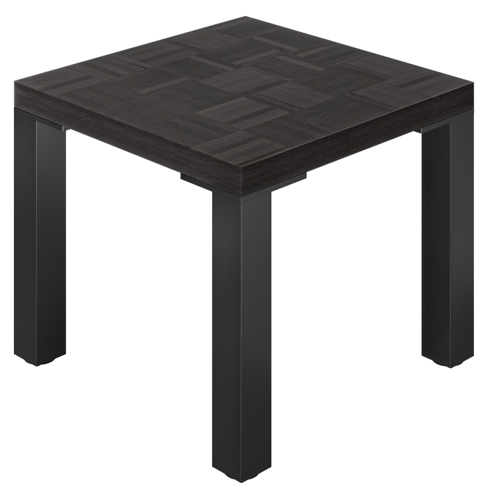 CM | Bistro-pöytä | K: 70 x 70 cm | K 78 cm | Musta | Runko: Musta