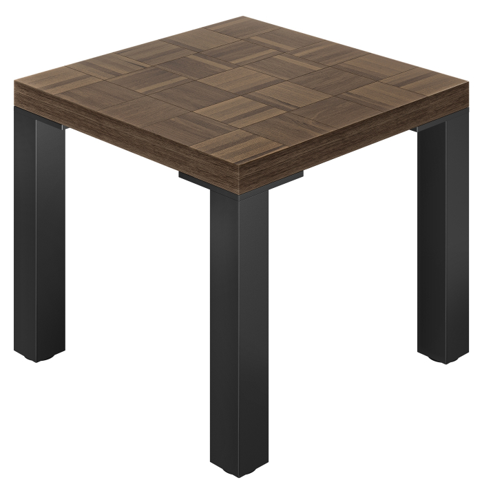 CM | Bistro-pöytä | B:70 x 70 cm | K:78 cm | Saksanpähkinä | Runko: Musta