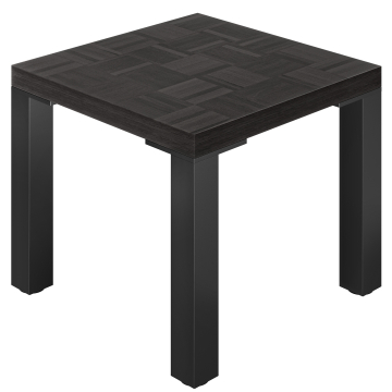 CM | Bistro-pöytä | K: 70 x 70 cm | K 78 cm | Musta | Runko: Musta