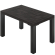 CM | Bistrotafel | B: 130 x 80 cm | H: 78 cm | Zwart | Poot: Zwart