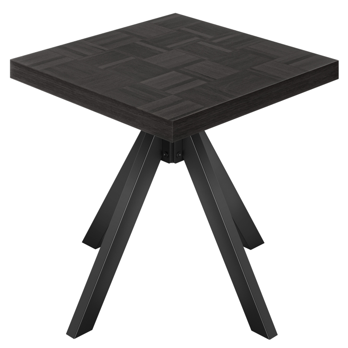 CO | Bistro Tisch | B:T 80 x 80 cm | H 78 cm | Schwarz | Gestell: Schwarz