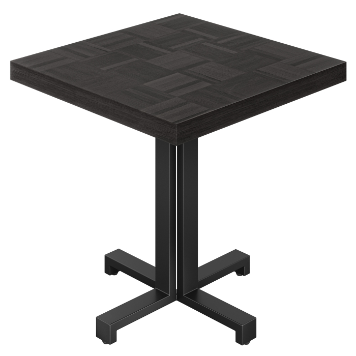 CPA | Bistro Tisch | B:T 70 x 70 cm | H 78 cm | Schwarz | Gestell: Schwarz