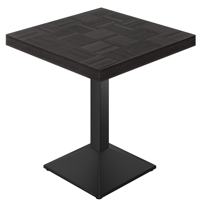 CPL | Bistro-pöytä | P: 70 x 70 cm | K 82 cm | Musta | Runko: Musta