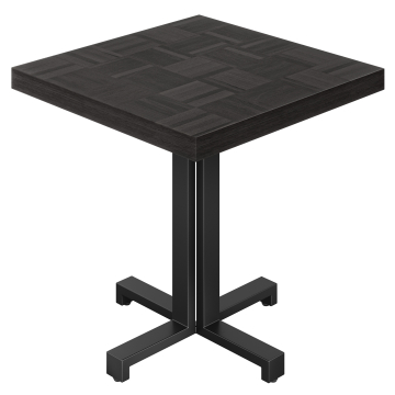 CPA | Bistro Tisch | B:T 70 x 70 cm | H 78 cm | Schwarz | Gestell: Schwarz