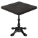 CP | Bistro Tisch | B:T 70 x 70 cm | H 78 cm | Schwarz | Gestell: Schwarz