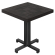 CPA | Bistro Tisch | B:T 80 x 80 cm | H 78 cm | Schwarz | Gestell: Schwarz