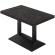 CPL | Tavolo Bistro | L: 120 x P: 70 cm | A: 82 cm | Nero | Struttura: Nero