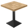 CPY | Bistro Tisch | B:T 80 x 80 cm | H 82 cm | Eiche | Gestell: Schwarz