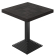 CPY | Bistro Tisch | B:T 80 x 80 cm | H 82 cm | Schwarz | Gestell: Schwarz