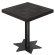 CST | Bistro Tisch | B:T 70 x 70 cm | H 78 cm | Schwarz | Gestell: Schwarz