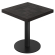 CT | Mesa de bistró | B: 80 x 80 cm | H 77 cm | Negro | Estructura: Negro