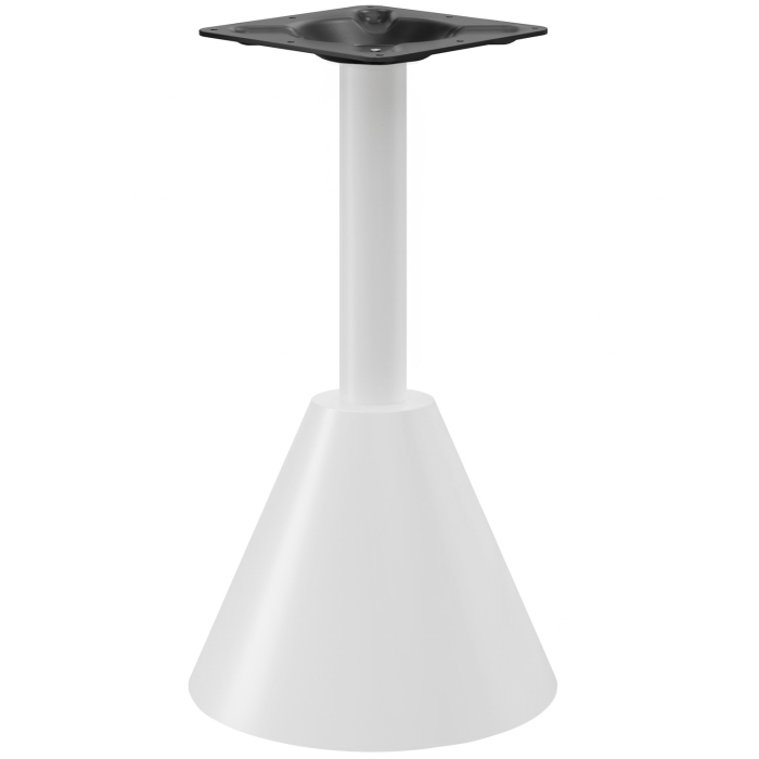 CONE | Bistro Tischgestell | Höhe: 105 cm | Weiß | Fuß: Ø 45 x H 48 cm