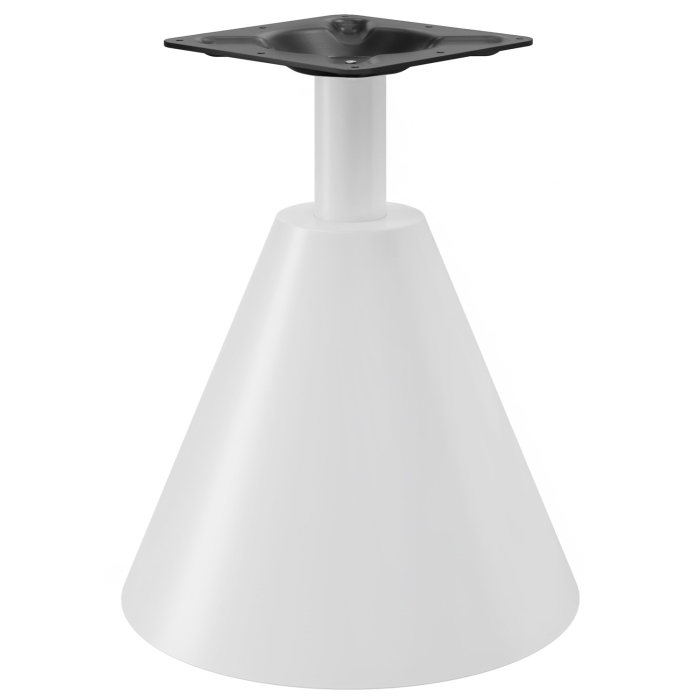 CONE | Bistro Tischgestell | Höhe: 72 cm | Weiß | Fuß: Ø 45 x H 48 cm