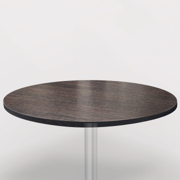 COMPACT | HPL Bistro Tischplatte | Ø70cm | Wenge 