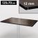 COMPACT | Blat HPL Bistro | 120x70cm | Wenge 