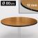 COMPACT | HPL Bistrobordsskiva | Ø80cm | ek 
