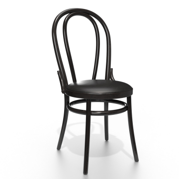 DIJON | Bentwood Chair | Black | Bentwood | Black leather