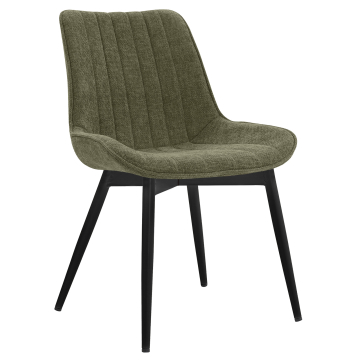 EMILY | Hotelstol | Stoff/Tekstil | Grønn