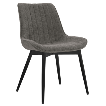 EMILY | Hotel Stuhl | Stoff/Textil | Grau
