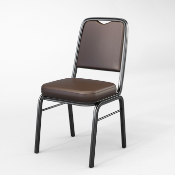 ENZIO | Chaise de bistrot | Marron | Cuir