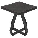 FD | Bistrobord | B: 70 x 70 cm | H: 78 cm | Sort | Indretning: Sort