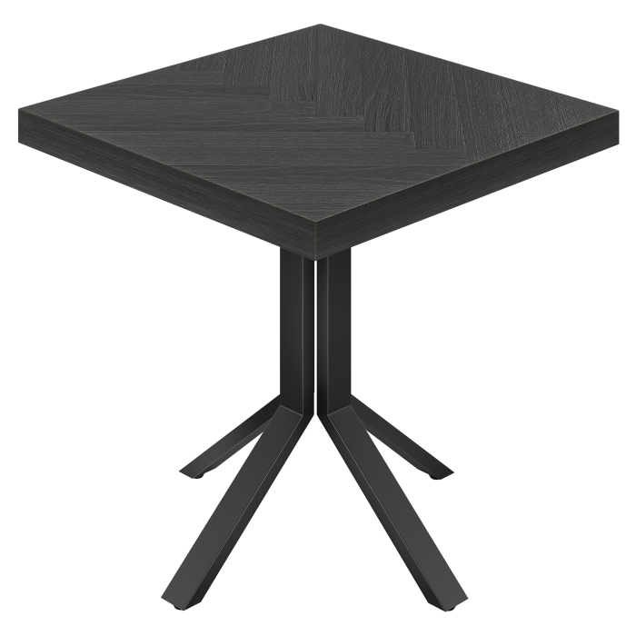 FE | Table de bistrot | L:P 80 x 80 cm | H 78 cm | Noir | Support : Noir