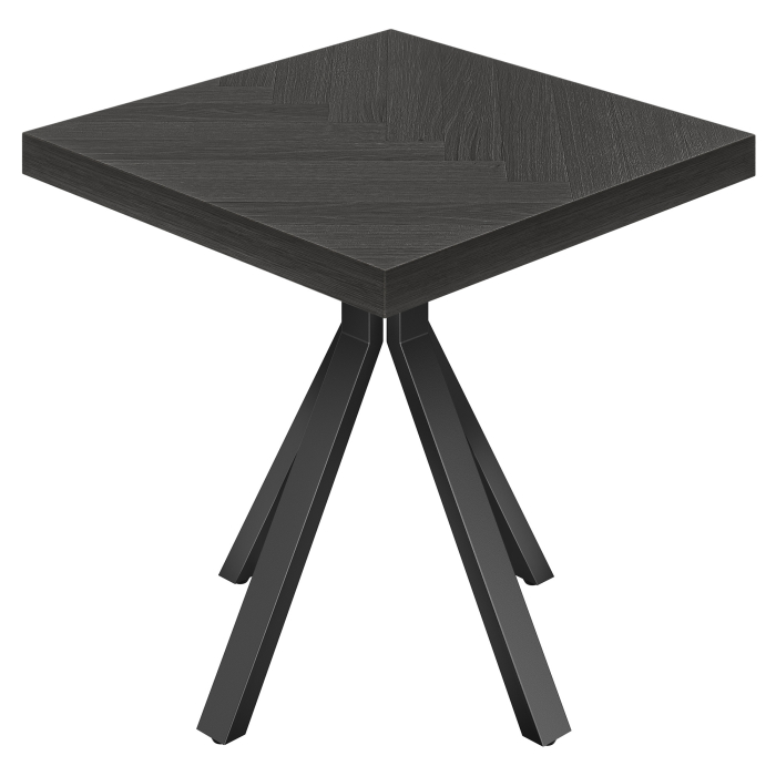 FEB | Bistro Table | L: 70 x 70 cm | H: 78 cm | Black | Frame: Black