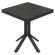 FE | Table de bistrot | L:P 80 x 80 cm | H 78 cm | Noir | Support : Noir