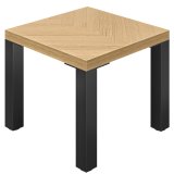 FM | Bistro Table | W: 70 x 70 cm | H: 78 cm | Oak | Frame: Black