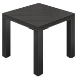 FM | Bistro Tisch | B:T 70 x 70 cm | H 78 cm | Schwarz | Gestell: Schwarz