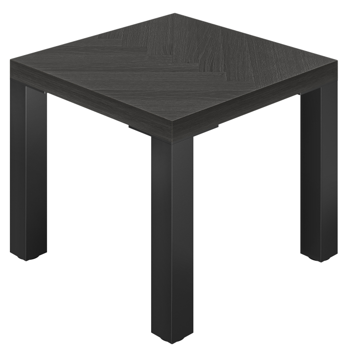 FM | Bistro Tafel | B:T 70 x 70 cm | H 78 cm | Zwart | Onderstel: Zwart