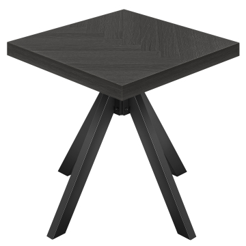 FO | Bistro Tisch | B:T 70 x 70 cm | H 78 cm | Schwarz | Gestell: Schwarz