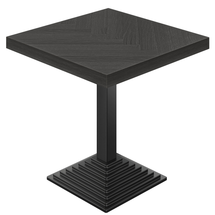 FPY | Bistro Bord | B:T 70 x 70 cm | H 82 cm | Svart | Stativ: Svart